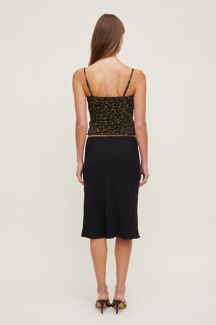 Monet Mesh Top LEOPARD BROWN  large