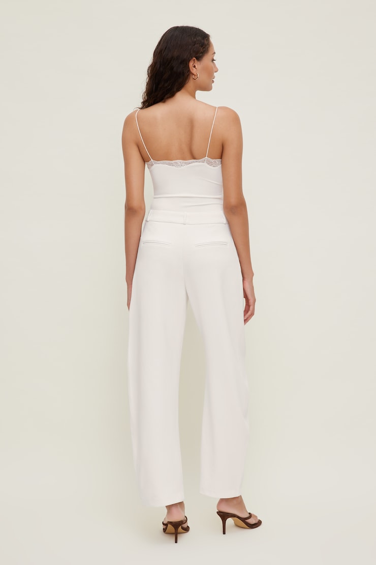 Sculpt Lace Trim Bodysuit Calming Off White large