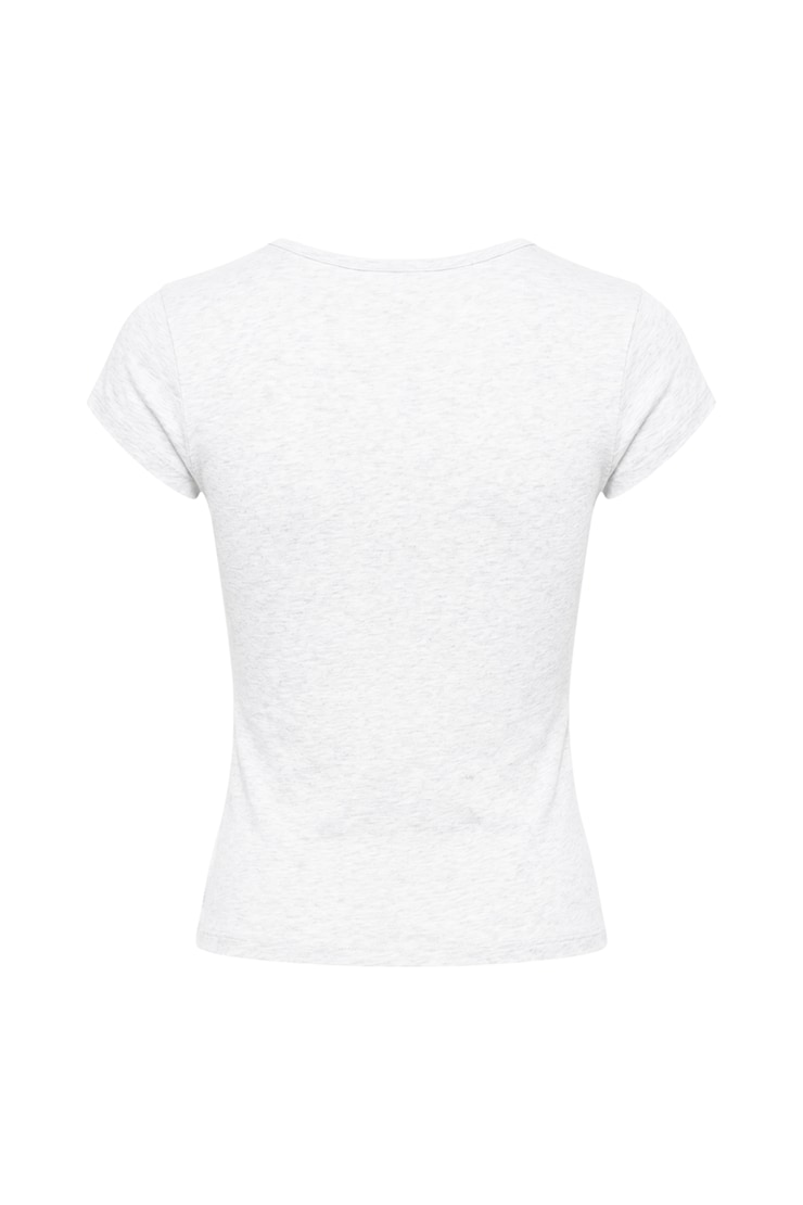 SnatchRib Notch T-Shirt, Spring Grey Mix, large