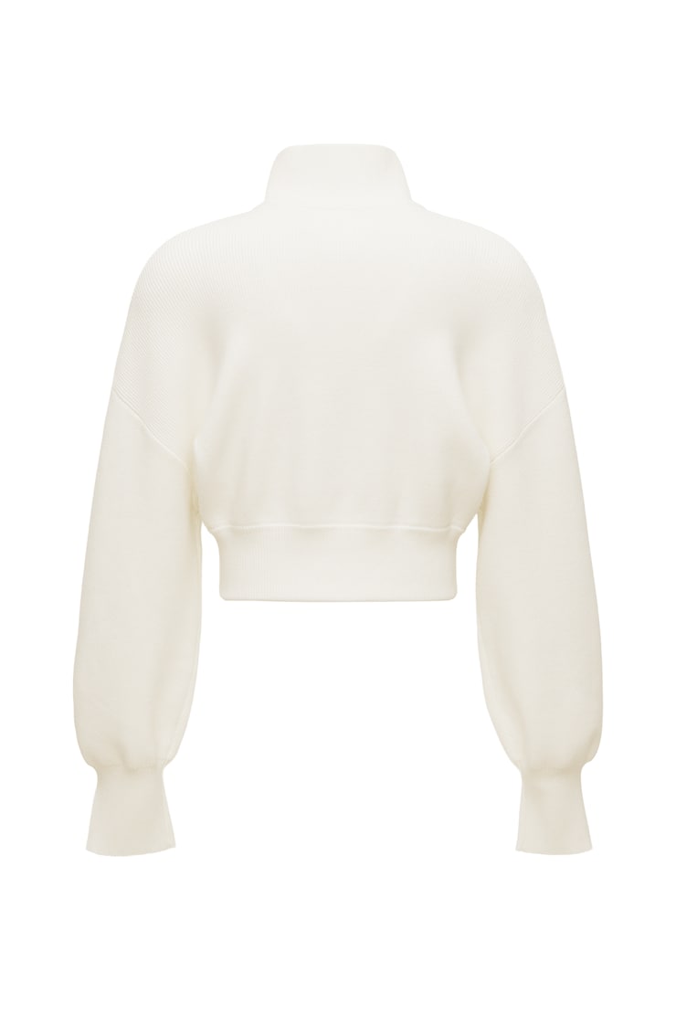 City Layer Half Zip Jacket, SNOW WHITE, large