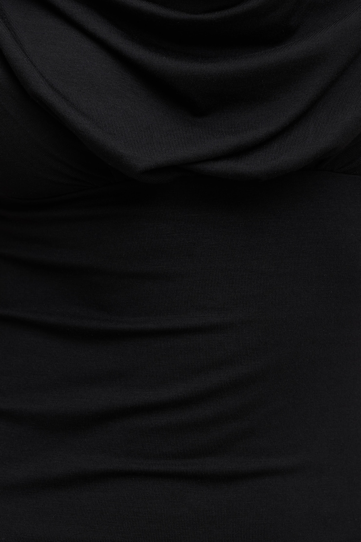 Draped Scoop Neck Top