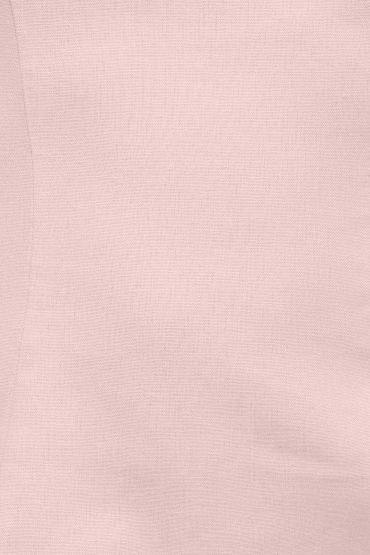 Alaya Linen Mini Dress Pale Lilac Pink large