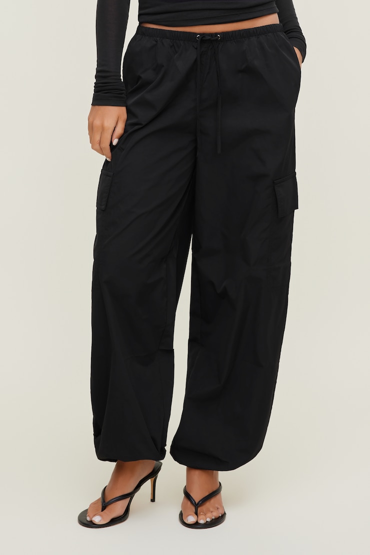 Nylon Cargo Pants