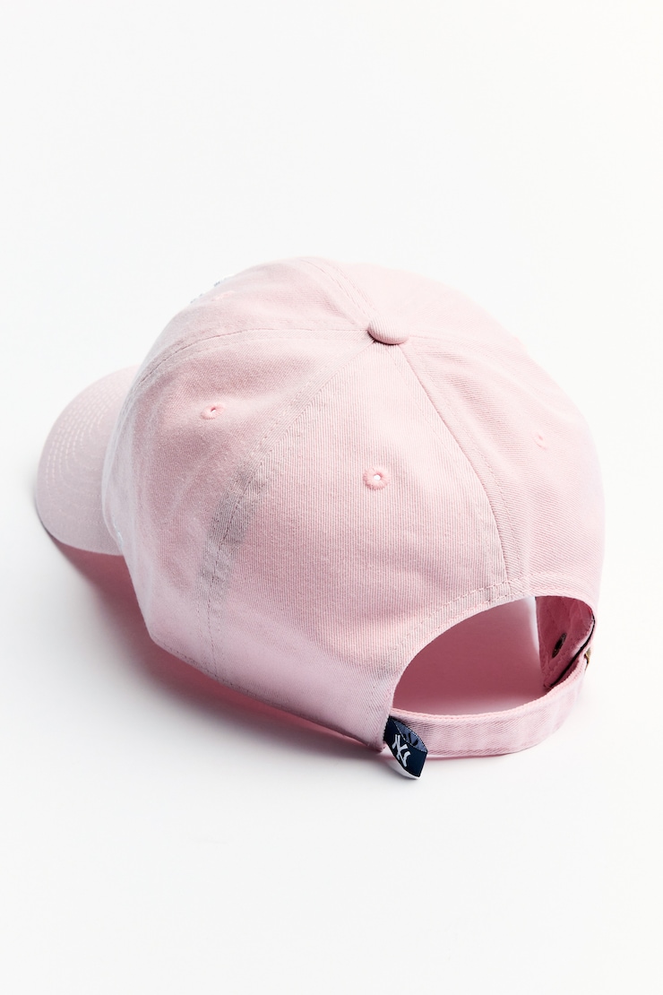 47 BRAND Clean Up Cap  - NY, Pink Wink/White, large