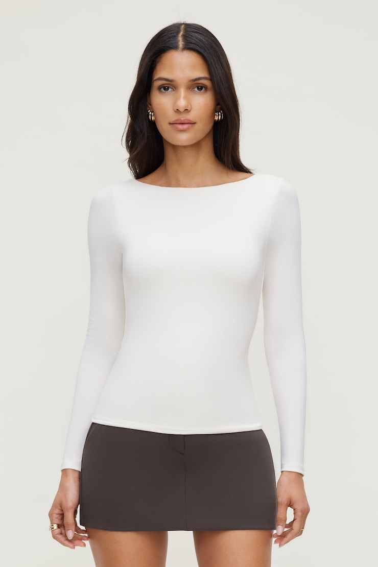 Nola Sculpt Long Sleeve Top