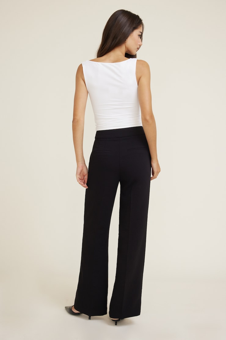 Yasmin Airflow Straight Leg Pants Jet Black large