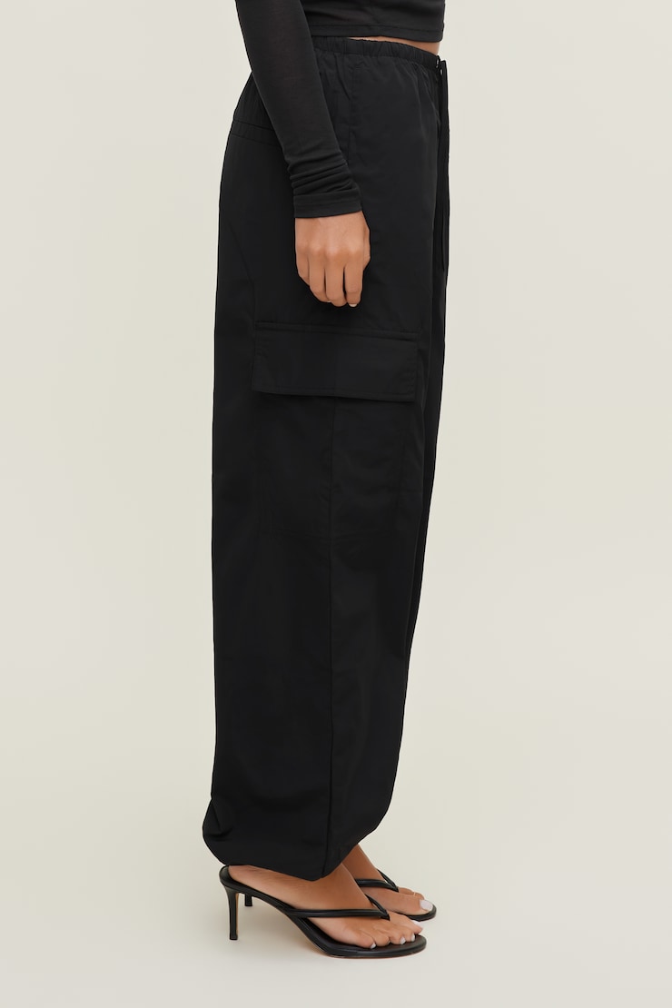 Nylon Cargo Pants