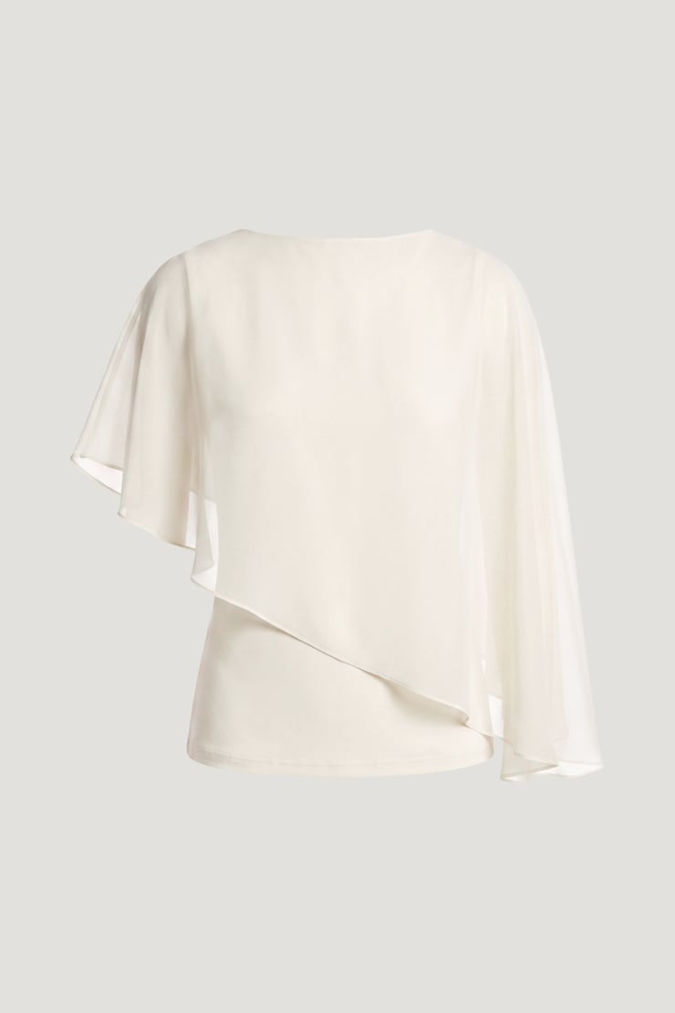 Sculpt Cape Top Calming Off White large