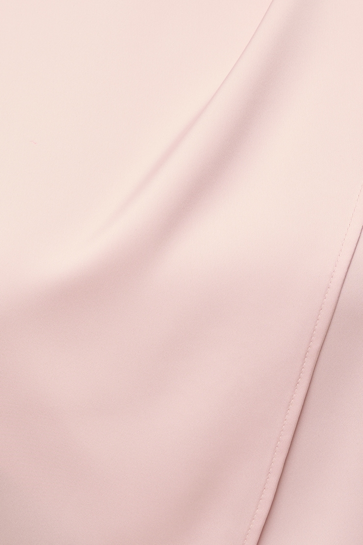 Ella Layered Satin Blouse Pale Lilac Pink large
