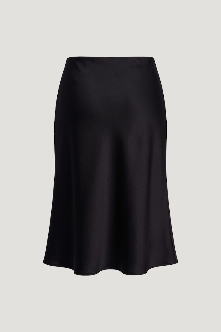 Esther Satin Midi Skirt