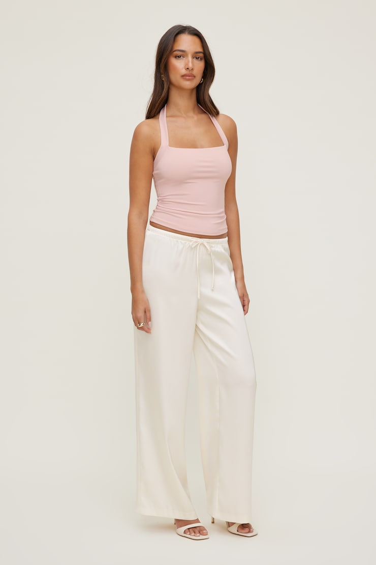 Sculpt Halter Top Pale Lilac Pink large