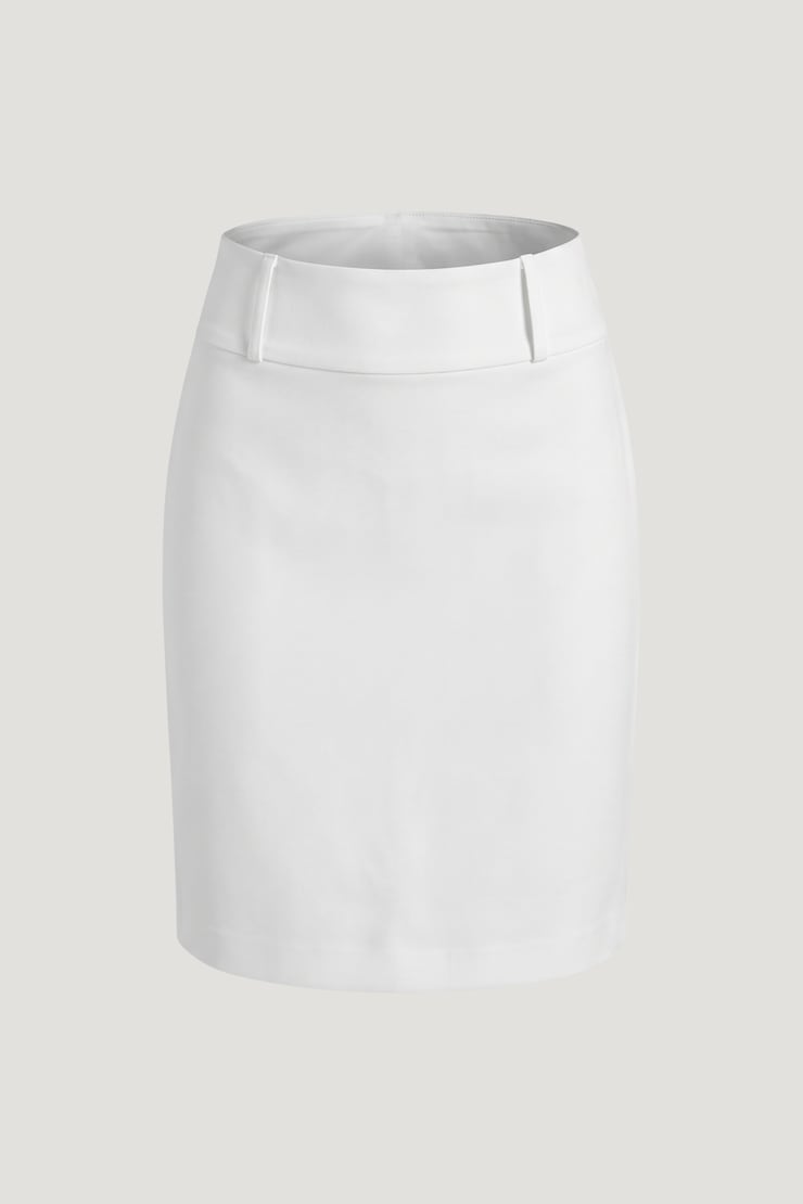 Jupe crayon midi Blanc éclatant large
