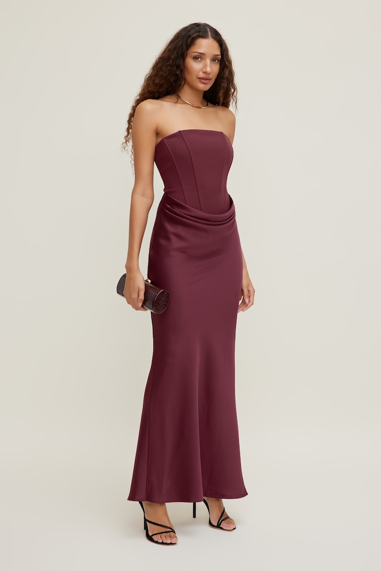 Robe maxi style corset Blaire