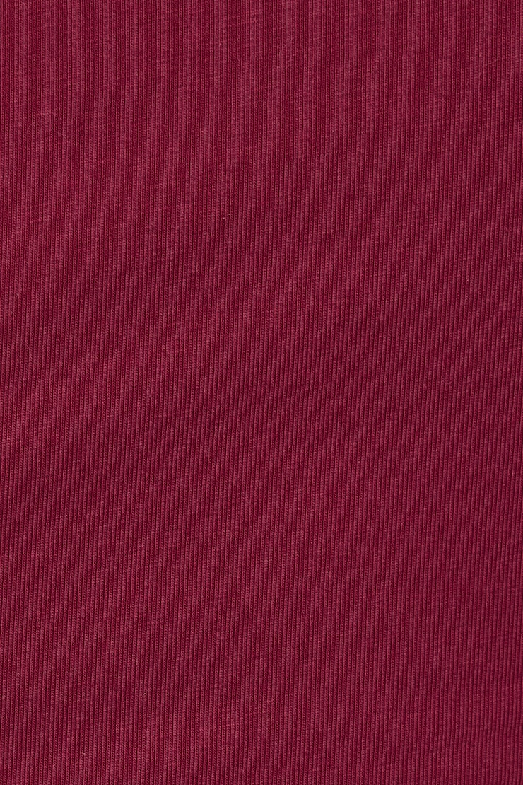 Estelle Longline Tee, Sour Cherry Burgundy, large