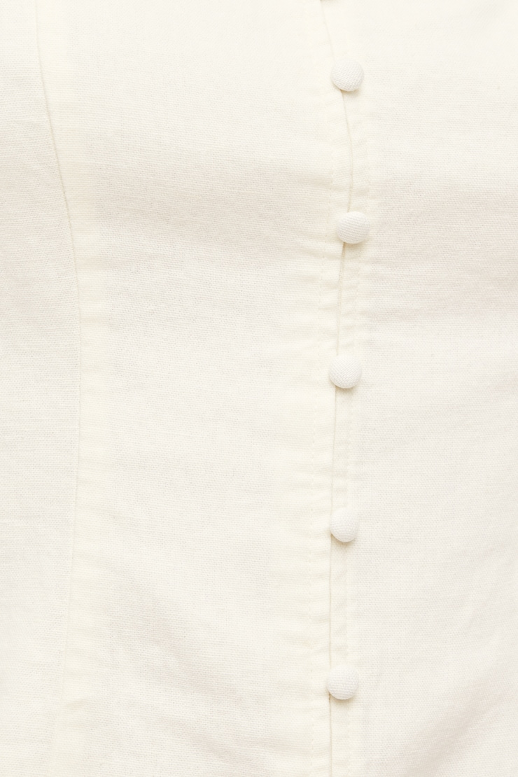 Linen Tank Top Snow White large