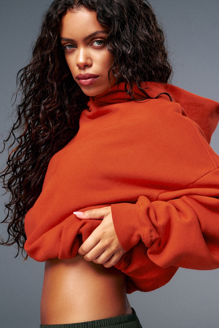 UltraFleece Hoodie, Spicy Paloma Orange, large