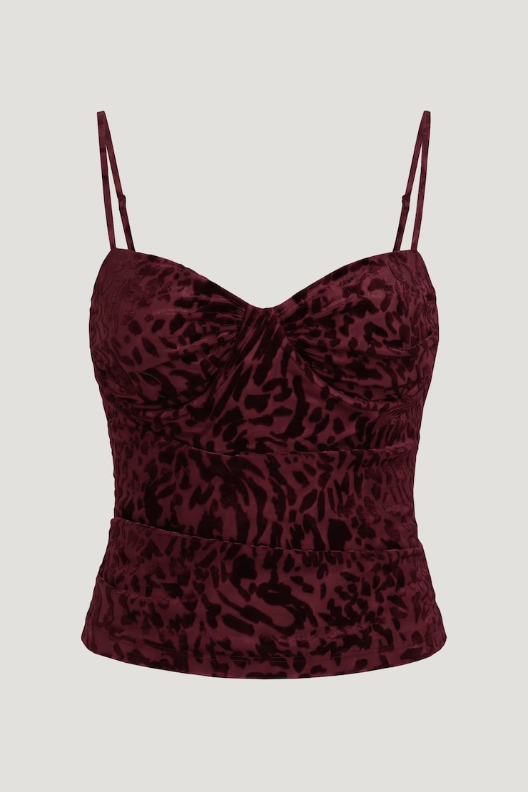 Monet Burnout Top Maroon Banner large