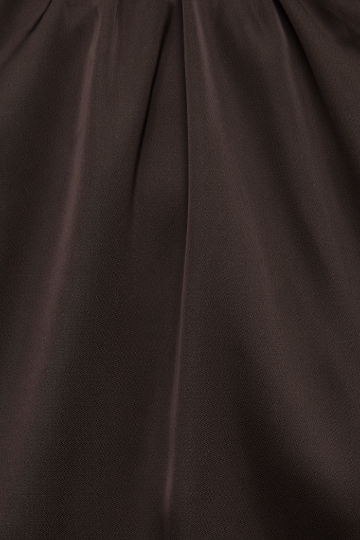 Paloma Bubble Satin Halter Blouse