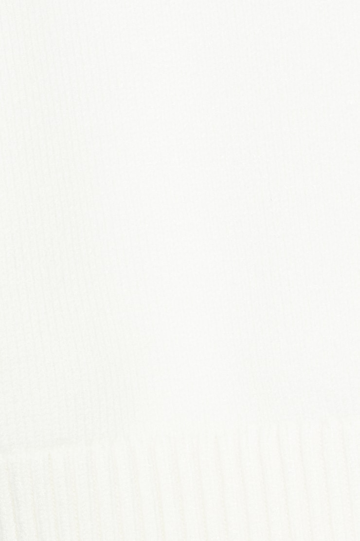 Throwover V-Neck Sweater, Snow White, large