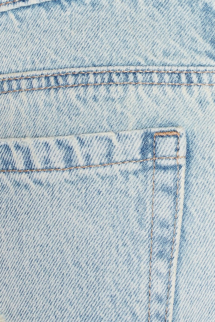 Ultra Low Rise Relaxed Shorts, Christi Blue, large