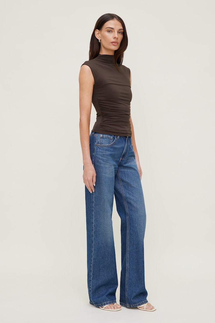 Bria Sculpt Top Java Brown large