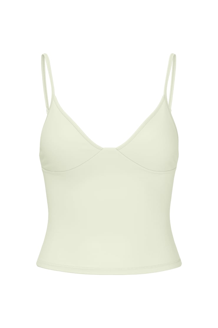 Active Plunge Cami Top, Mint Mischief, large