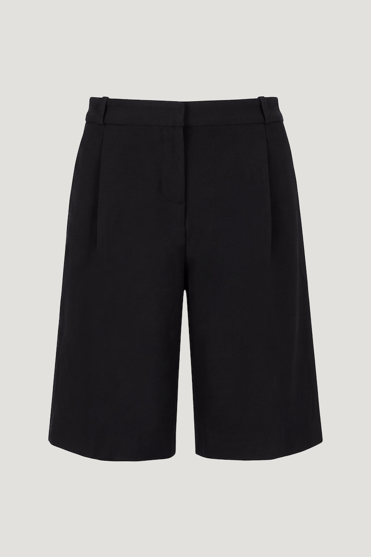Mid Rise Bermuda Shorts
