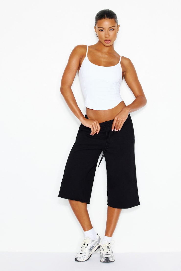 UltraFleece Jorts, JET BLACK, large