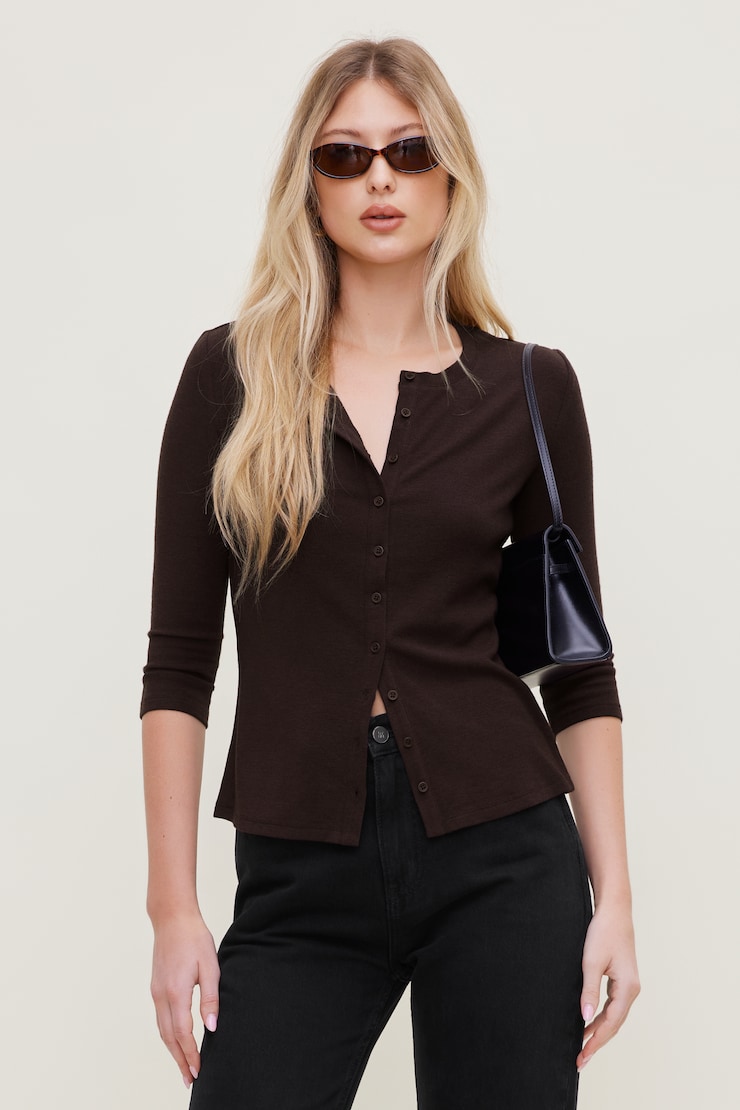 Cardigan à manches 3/4