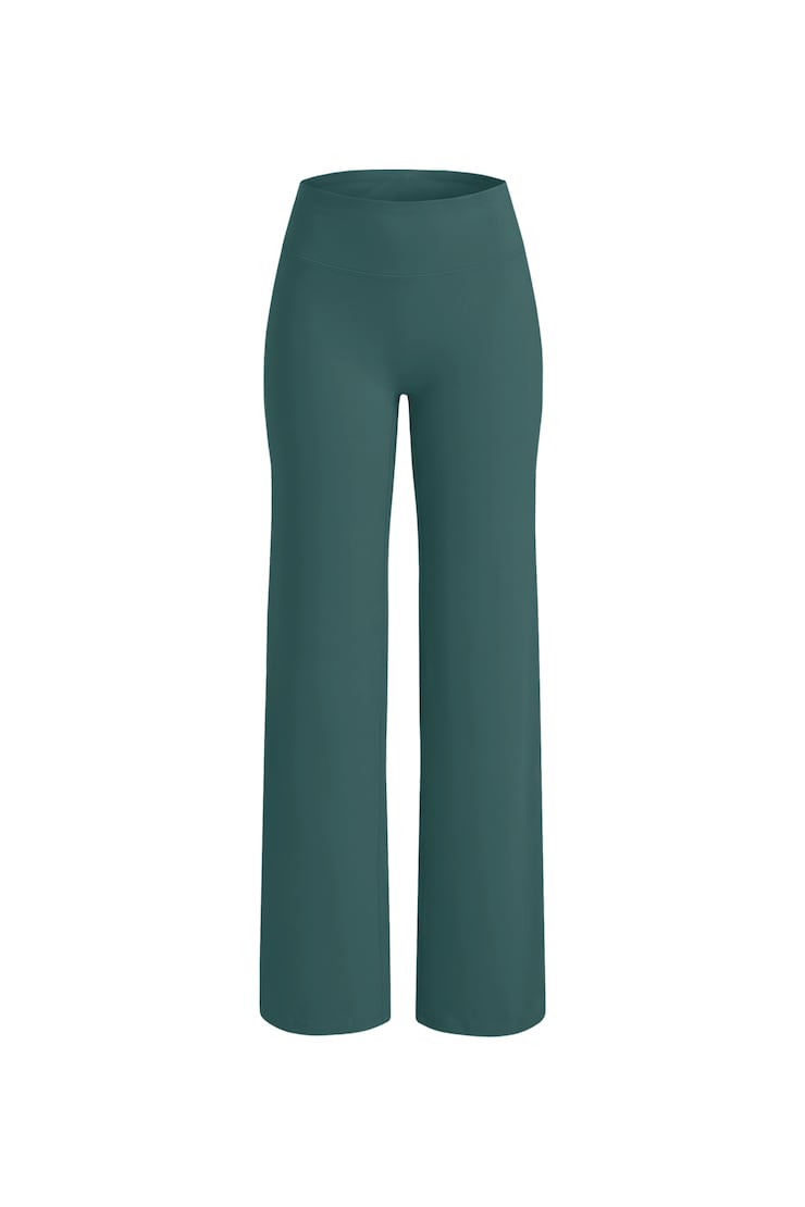 Pantalon Perfect Peachᵐᶜ à jambe large, Tentation sarcelle, large