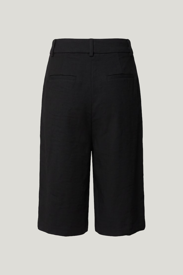Alex High Rise Bermuda Shorts Jet Black large