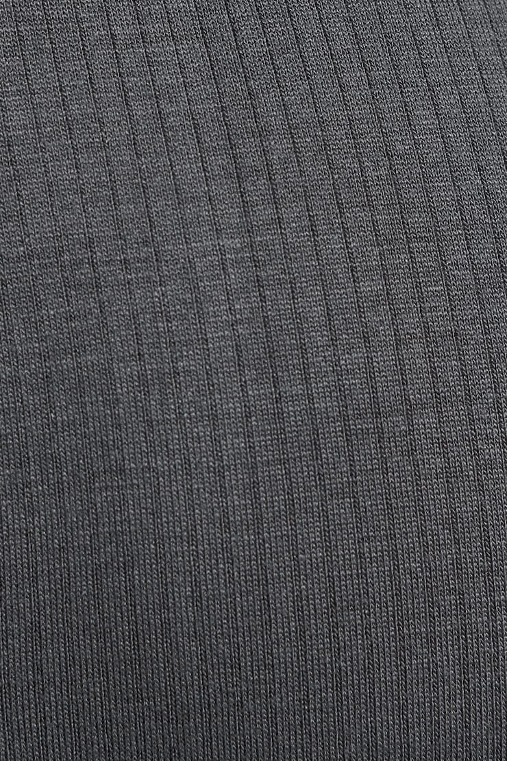 Sheer Ribbed Cami Top, Burnt Ash Grey, large