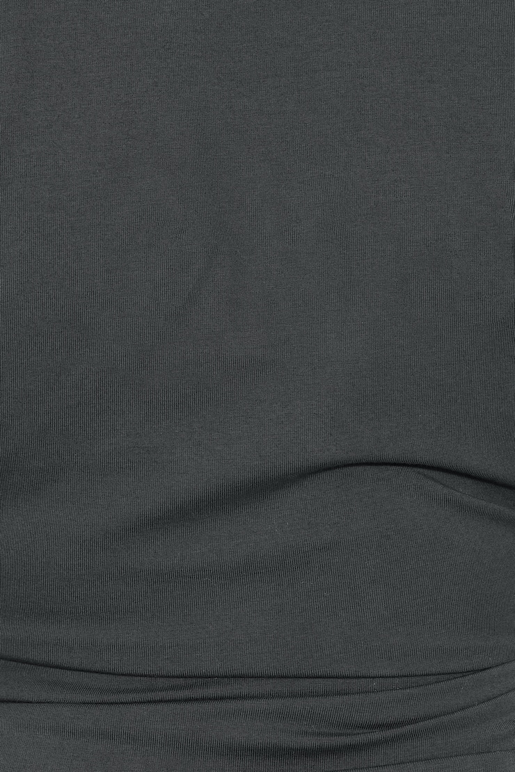 Snatch Waist Dolman T-Shirt, Forged Iron Grey, large
