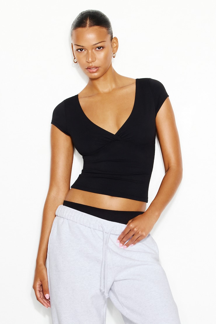 Sleek Crossover T-Shirt