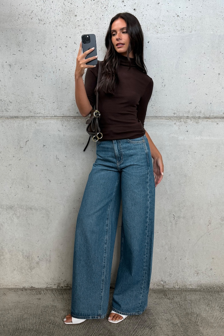 Harlow Ultra High Rise Wide Leg Jeans