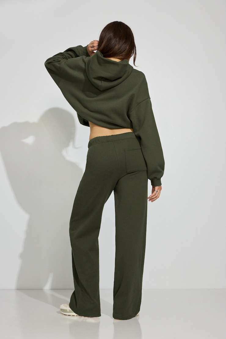 UltraFleece Straight Leg Sweatpants, Martini Green, large