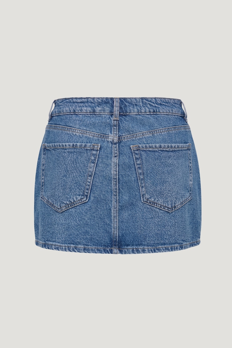 Gia Denim Mini Skort Medium Indigo / Tulum Blue large