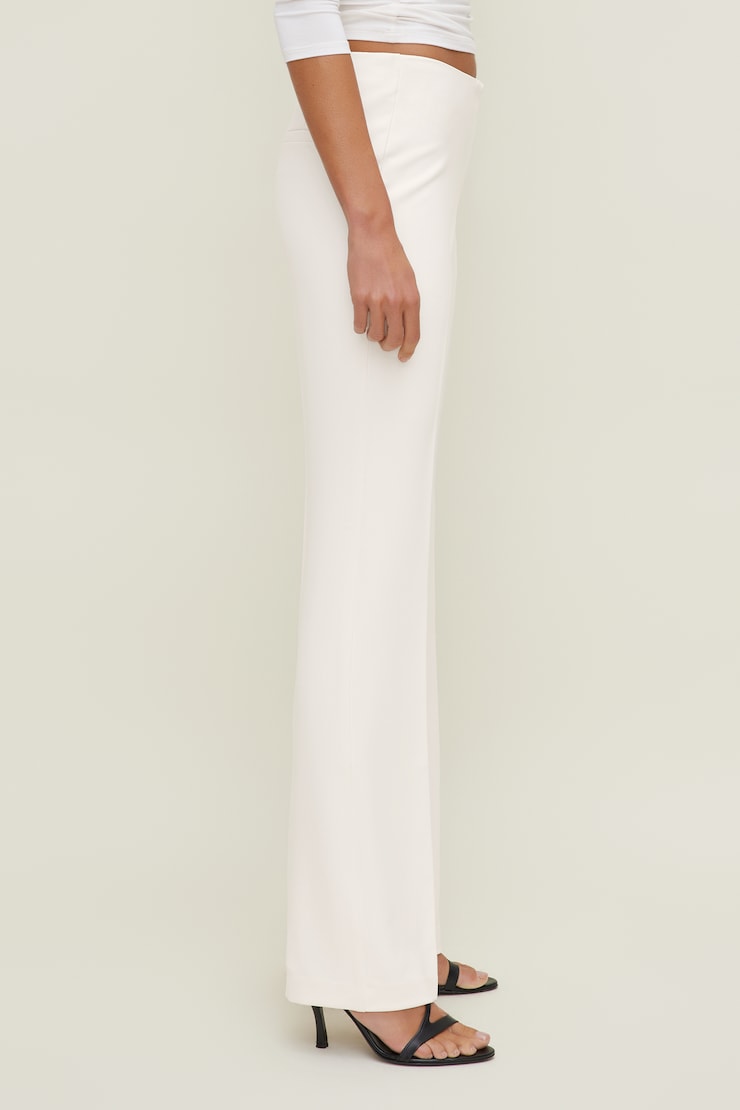 Frankie Low Rise Bootcut Pants Calming Off White large