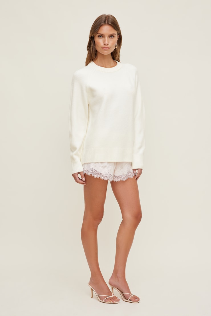 Rory Oversized Sweater Snow White large