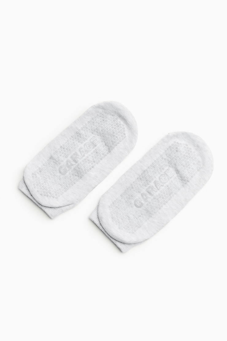The Pilates Socks, Spring Grey Mix, large