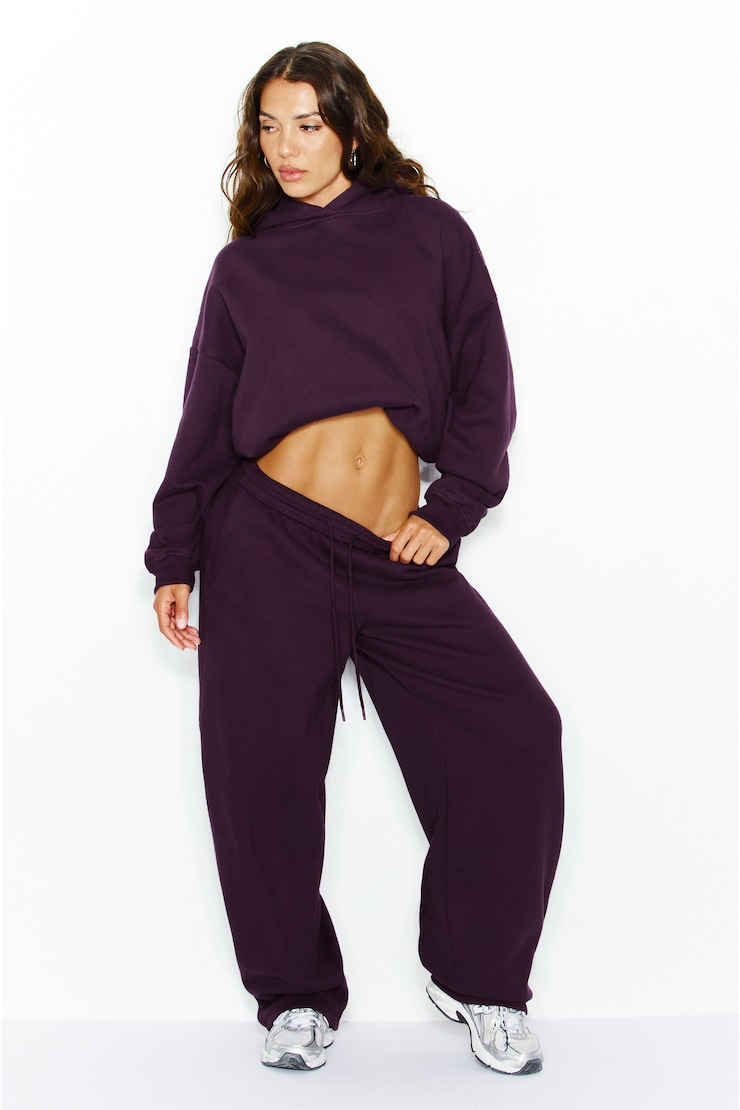 UltraFleece Hoodie, Wild Berry Maroon, large