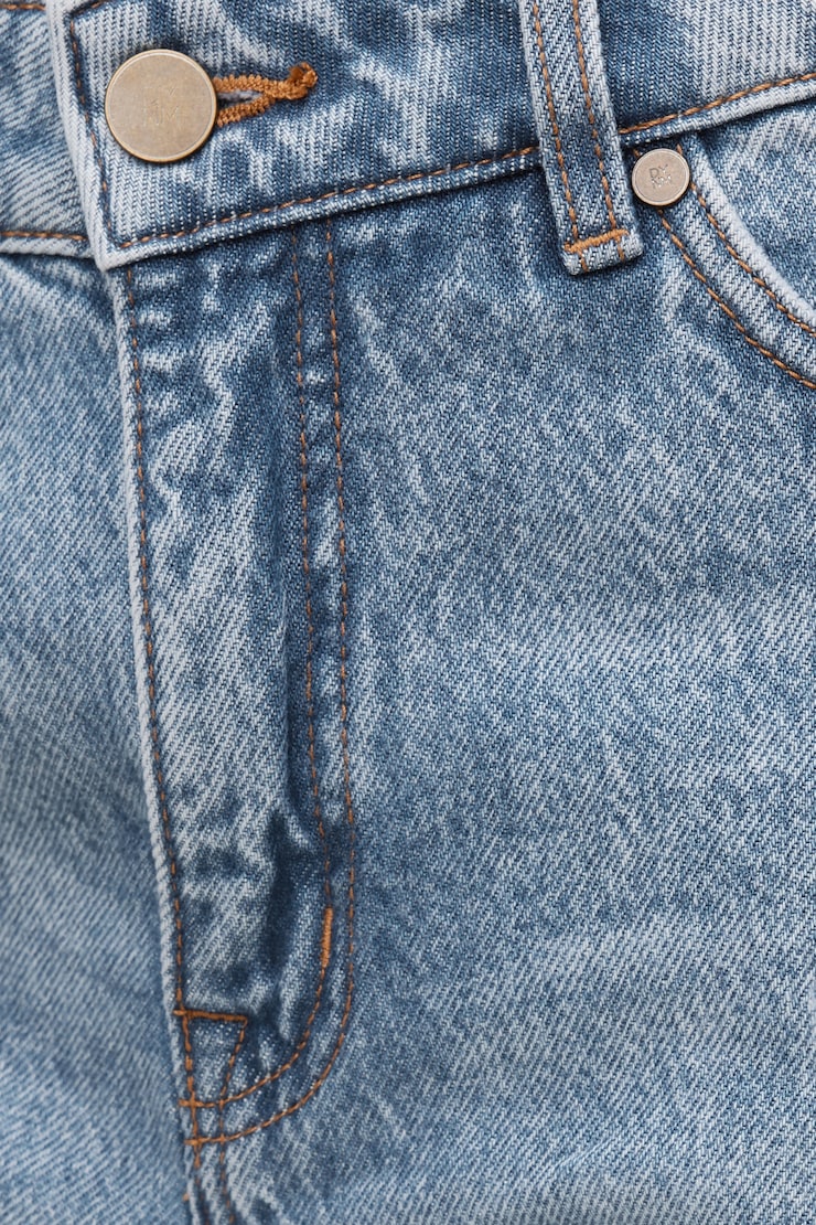Mika Mid Rise Relaxed Straight Leg Jeans