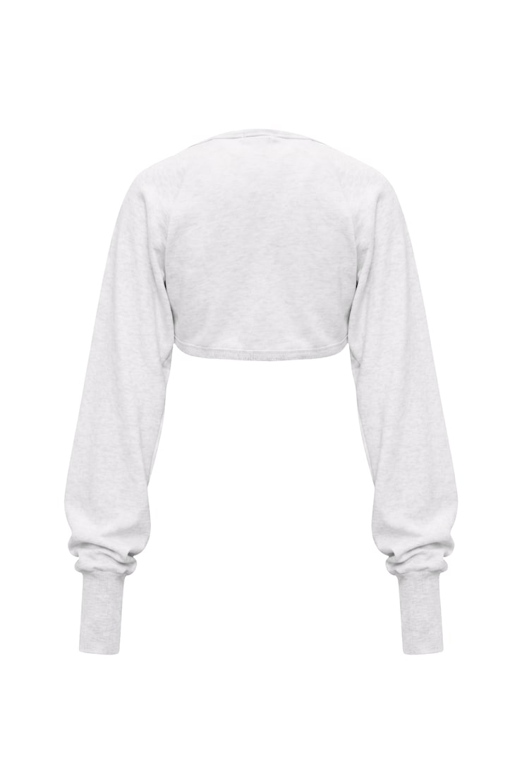 SoftTerry™ Shrug, Spring Grey Mix, large