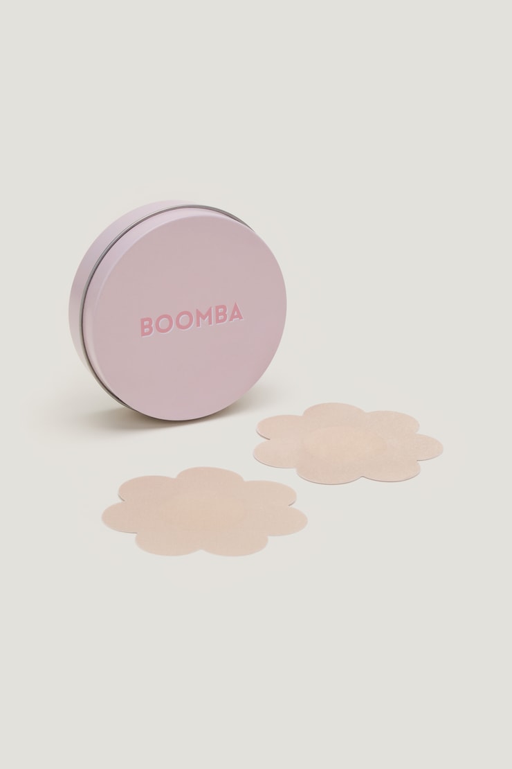 BOOMBA | Satin Nipple Covers Beige large