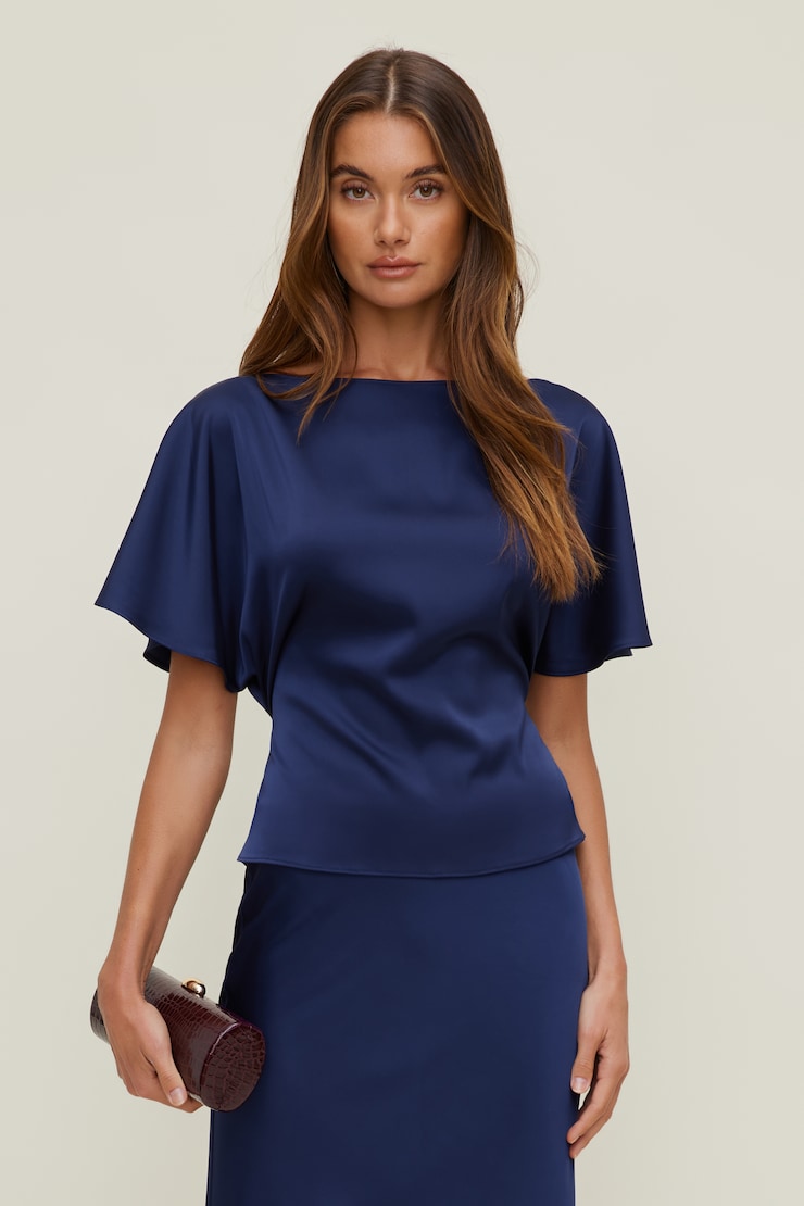 Farra Satin Blouse