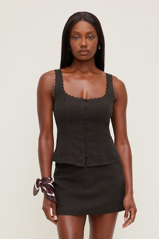 brown dress dynamite Deep V Maxi Dress Brown