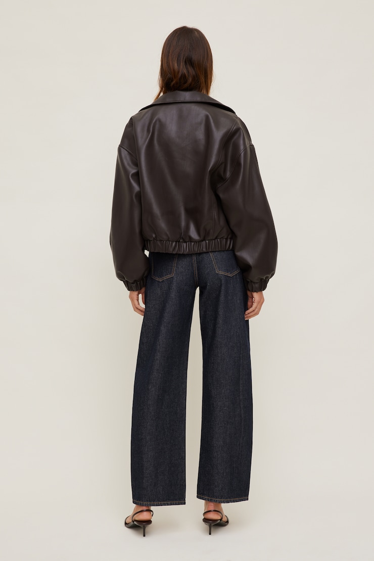 Kennedy High Rise Barrel Leg Jeans Dark Indigo / Rinse large