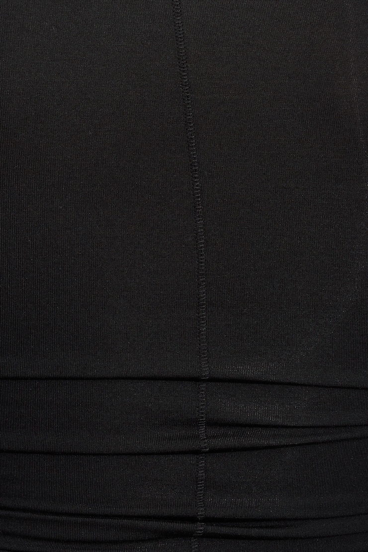 Smooth Scoop Neck Long Sleeve Top