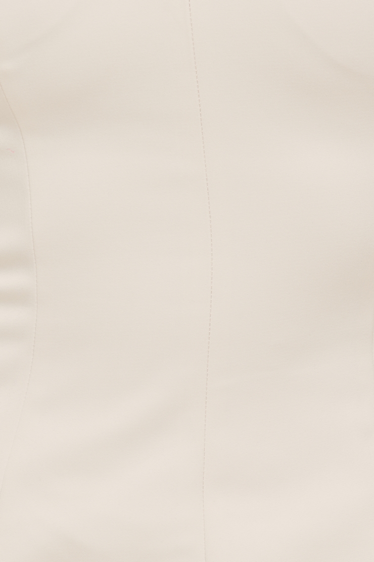 Peplum Bustier Top Sea Salt Cream large