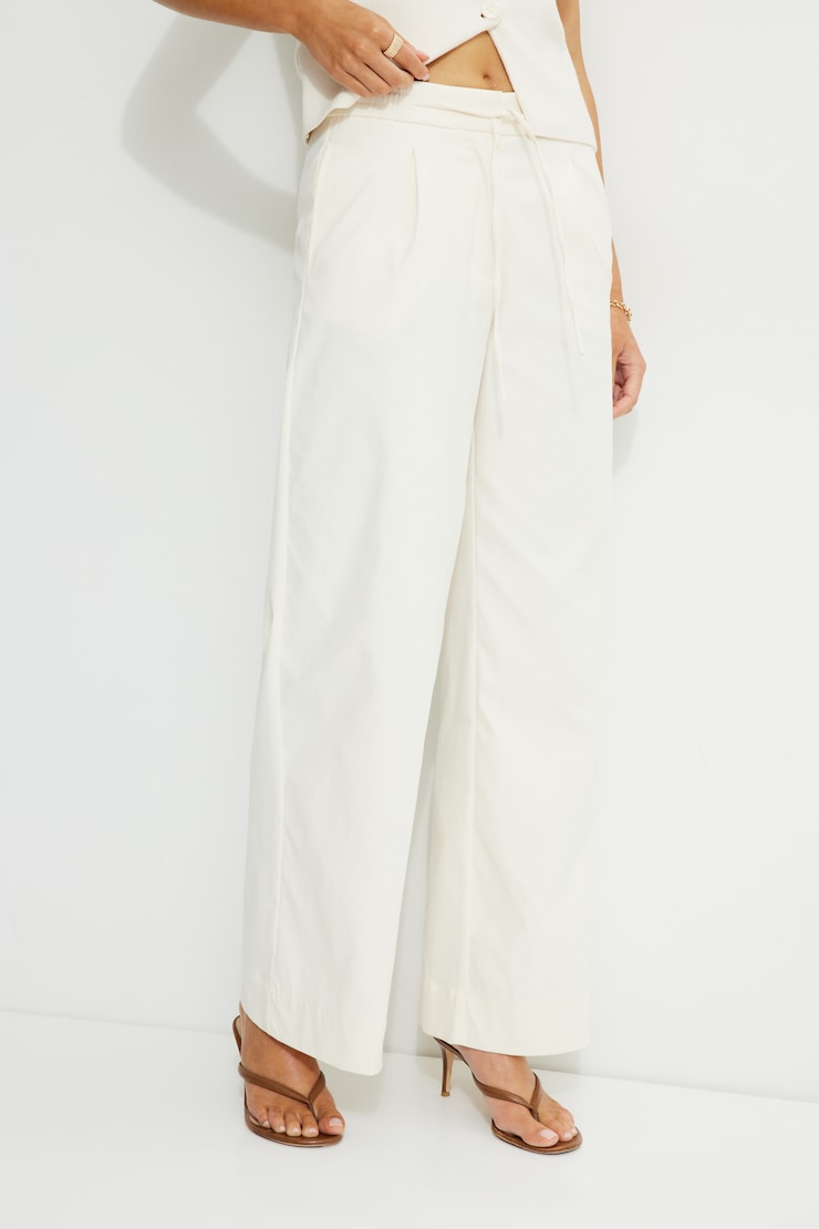 Esme Wide Pull On Pants Soft Maple large